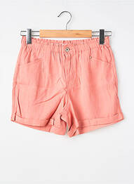 Short poches taille élastique rose GARCIA fille