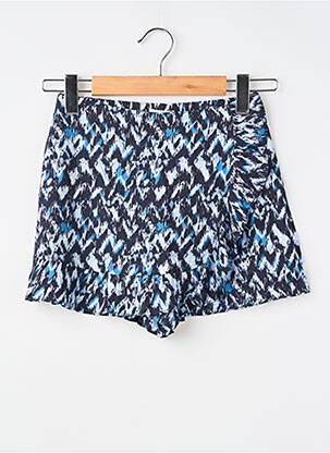 Short coupe droite taille élastique bleu MOLLY BRACKEN fille