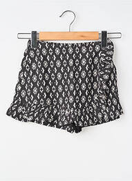 Jupe short coupe droite noir MINI MOLLY fille