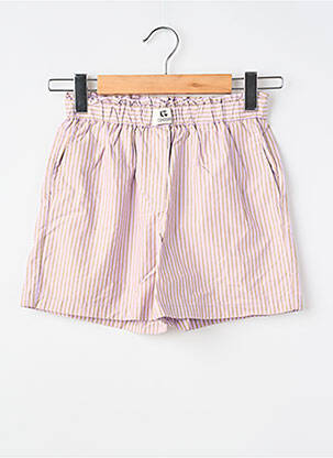 Short poches taille élastique violet LE TEMPS DES CERISES fille