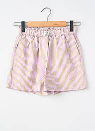 Short poches taille élastique violet LE TEMPS DES CERISES fille
