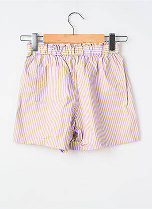 Short poches taille élastique violet LE TEMPS DES CERISES fille