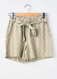 Short taille élastique vert GARCIA femme