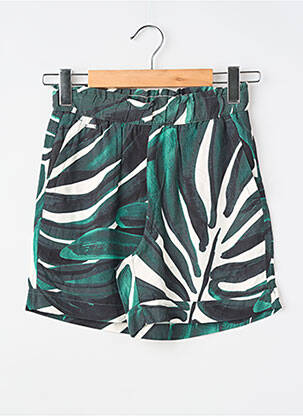 Short coupe droite vert STREET ONE femme