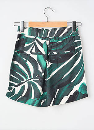Short coupe droite vert STREET ONE femme