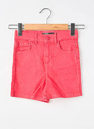 Short stretch taille ajustable rouge GUESS fille