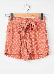 Short taille élastique taille élastique orange GARCIA fille