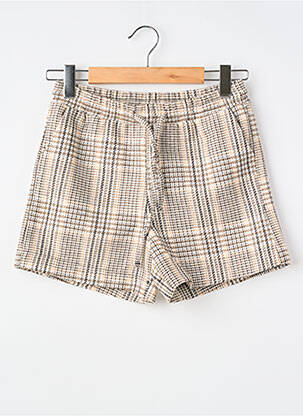 Short fermeture liens à nouer taille élastique beige MOLLY BRACKEN fille