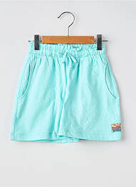 Short fermeture liens à nouer taille élastique bleu GARCIA fille