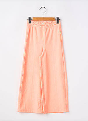 Pantalon large taille normale taille élastique orange GARCIA fille