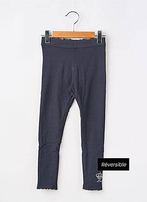 Legging stretch taille élastique bleu IKKS fille