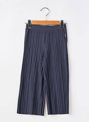 Pantalon droit coupe droite taille élastique bleu GARCIA fille