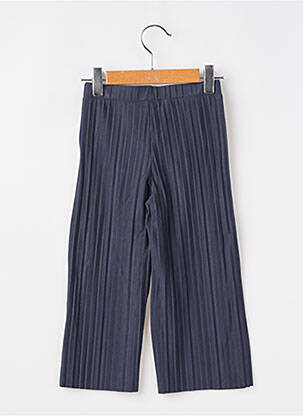 Pantalon droit coupe droite taille élastique bleu GARCIA fille