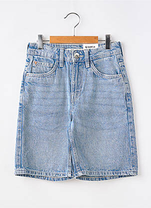 Bermuda stretch taille ajustable bleu GARCIA fille
