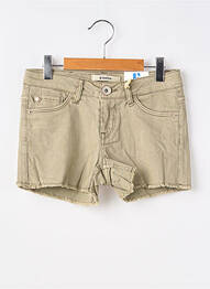 Short stretch taille ajustable vert GARCIA fille