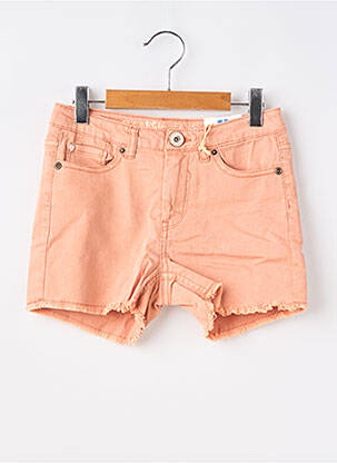 Short stretch taille ajustable orange GARCIA fille