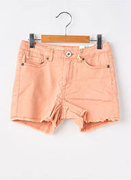 Short stretch taille ajustable orange GARCIA fille