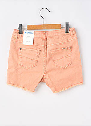 Short stretch taille ajustable orange GARCIA fille