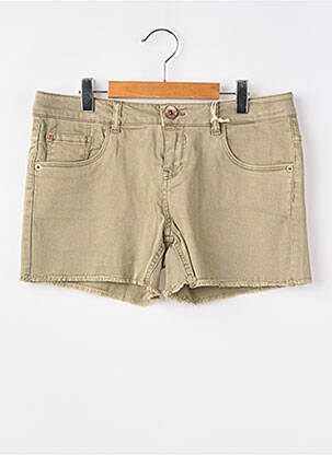 Short stretch taille ajustable vert GARCIA fille