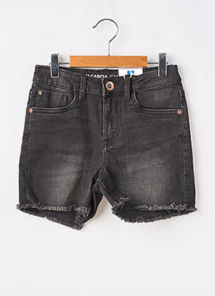 Short stretch taille ajustable noir GARCIA fille