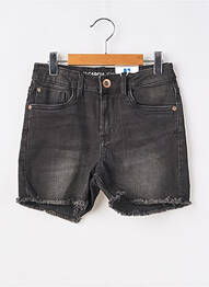 Short stretch taille ajustable noir GARCIA fille