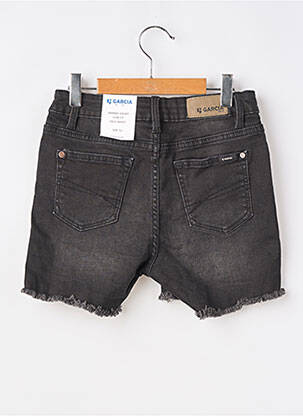 Short stretch taille ajustable noir GARCIA fille