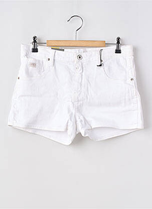 Short stretch taille ajustable blanc G STAR fille