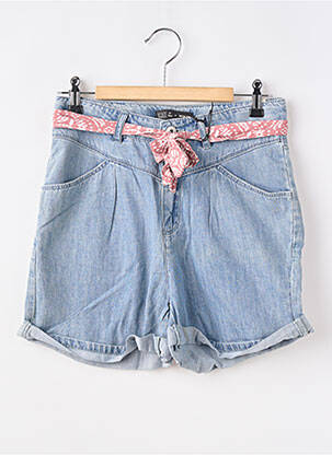 Short tissage denim bleu WAY (WAY ARE YOU) BY IKKS femme
