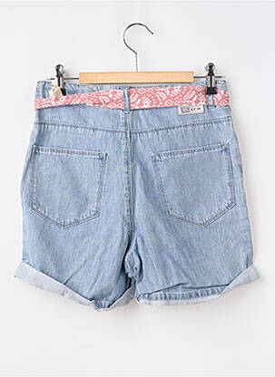 Short tissage denim bleu WAY (WAY ARE YOU) BY IKKS femme