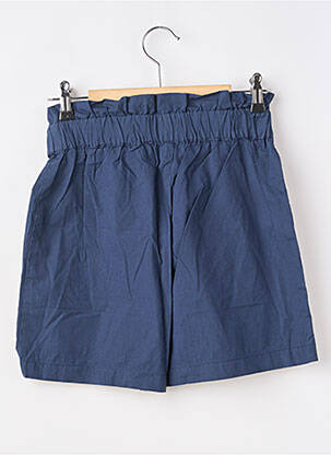 Short fermeture liens à nouer taille élastique bleu GUESS fille