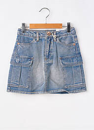 Jupe mi-longue taille normale bleu GARCIA fille
