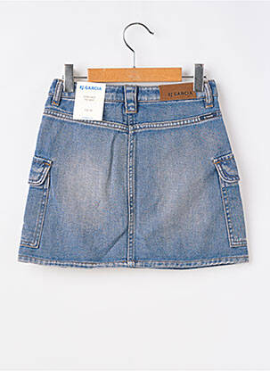 Jupe mi-longue taille normale bleu GARCIA fille