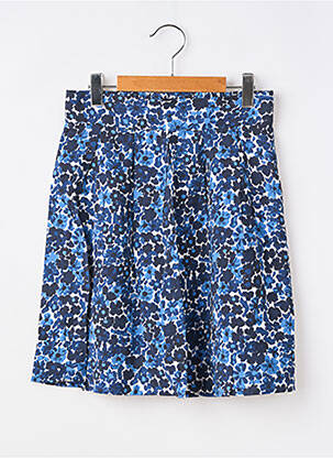 Jupe mi-longue tissage popeline bleu MINI MOLLY BY MOLLY BRAKEN fille