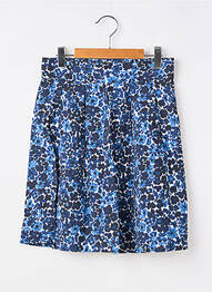 Jupe mi-longue tissage popeline bleu MINI MOLLY BY MOLLY BRAKEN fille