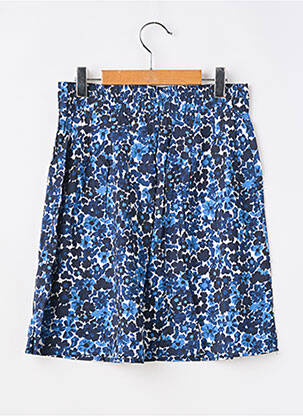 Jupe mi-longue tissage popeline bleu MINI MOLLY BY MOLLY BRAKEN fille