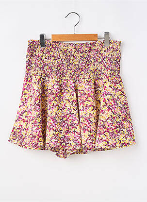 Short taille normale taille élastique violet LE TEMPS DES CERISES fille