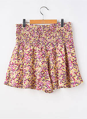 Short taille normale taille élastique violet LE TEMPS DES CERISES fille