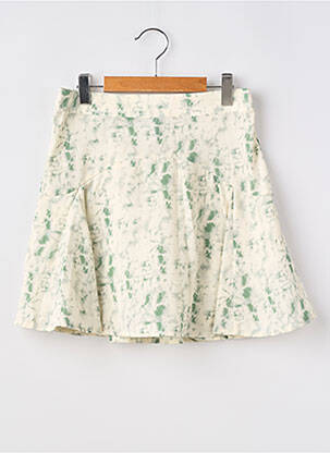 Jupe mi-longue coupe fluide beige LE TEMPS DES CERISES fille