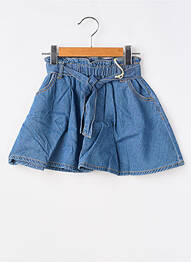 Jupe mi-longue taille ajustable bleu GARCIA fille