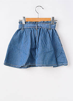 Jupe mi-longue taille ajustable bleu GARCIA fille