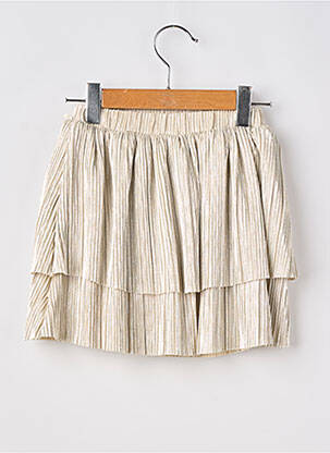 Jupe mi-longue taille normale argent GARCIA fille