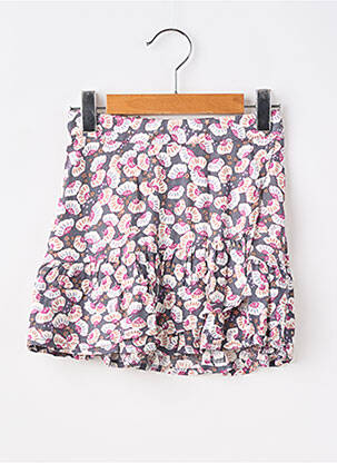 Jupe mi-longue taille ajustable violet GARCIA fille