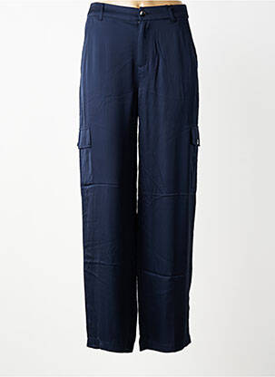 Pantalon chino tissage popeline taille normale bleu STREET ONE femme