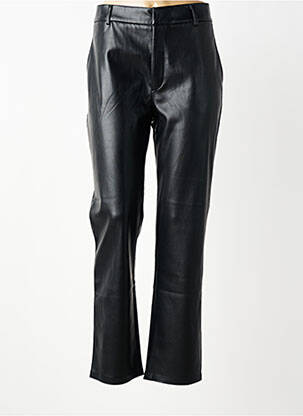Pantalon slim taille normale taille normale noir GEISHA femme