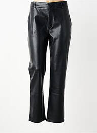 Pantalon slim taille normale taille normale noir GEISHA femme