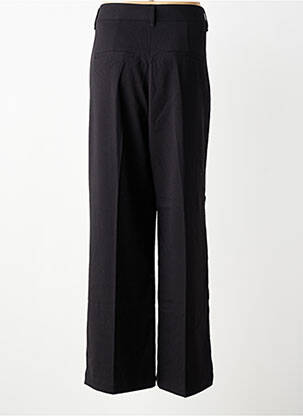 Pantalon large taille à pinces taille normale noir GARCIA femme