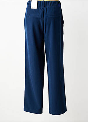 Pantalon droit tissage crêpe taille normale bleu STREET ONE femme