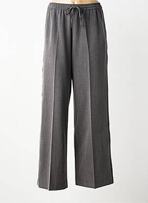 Pantalon large poches taille normale gris GEISHA femme