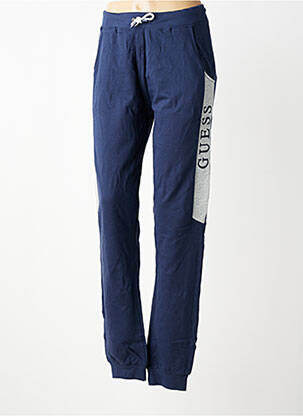 Jogging tissage jersey taille élastique bleu GUESS fille