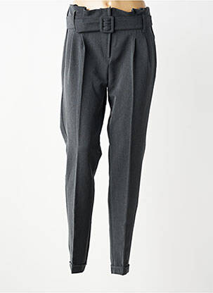 Pantalon slim taille basse taille basse gris GEISHA femme